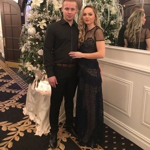 Self portrait lace maxi dress